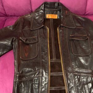 1970s OSHKAHWON • NYC • Original Rock & Roll Leather Jacket